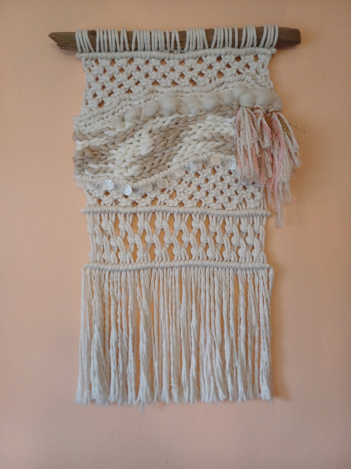 Beachy Boheme Macrame Wall Tapestry - Canary Macrame