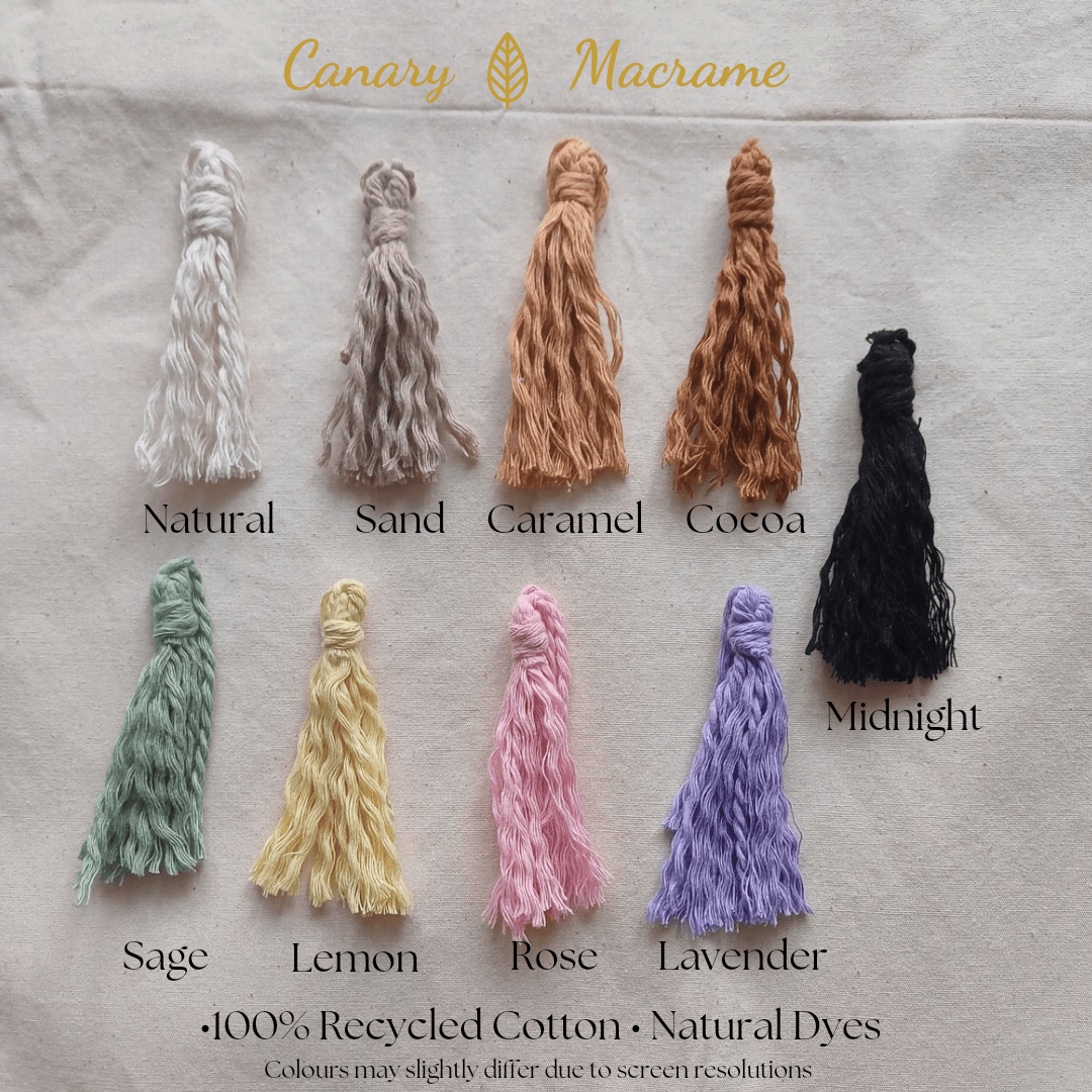 The Daisy Disco Ball - Canary Macrame