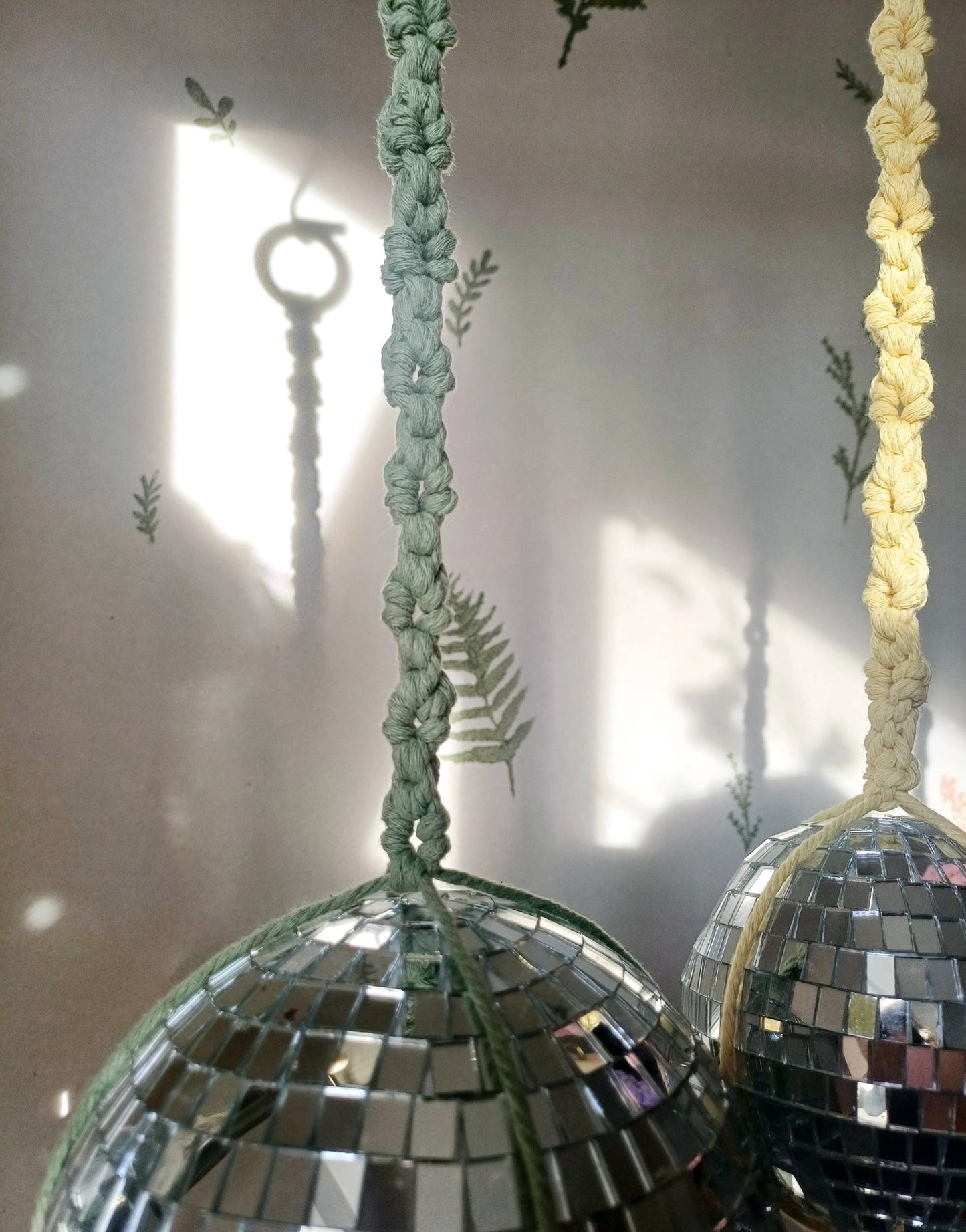 The Daisy Disco Ball - Canary Macrame