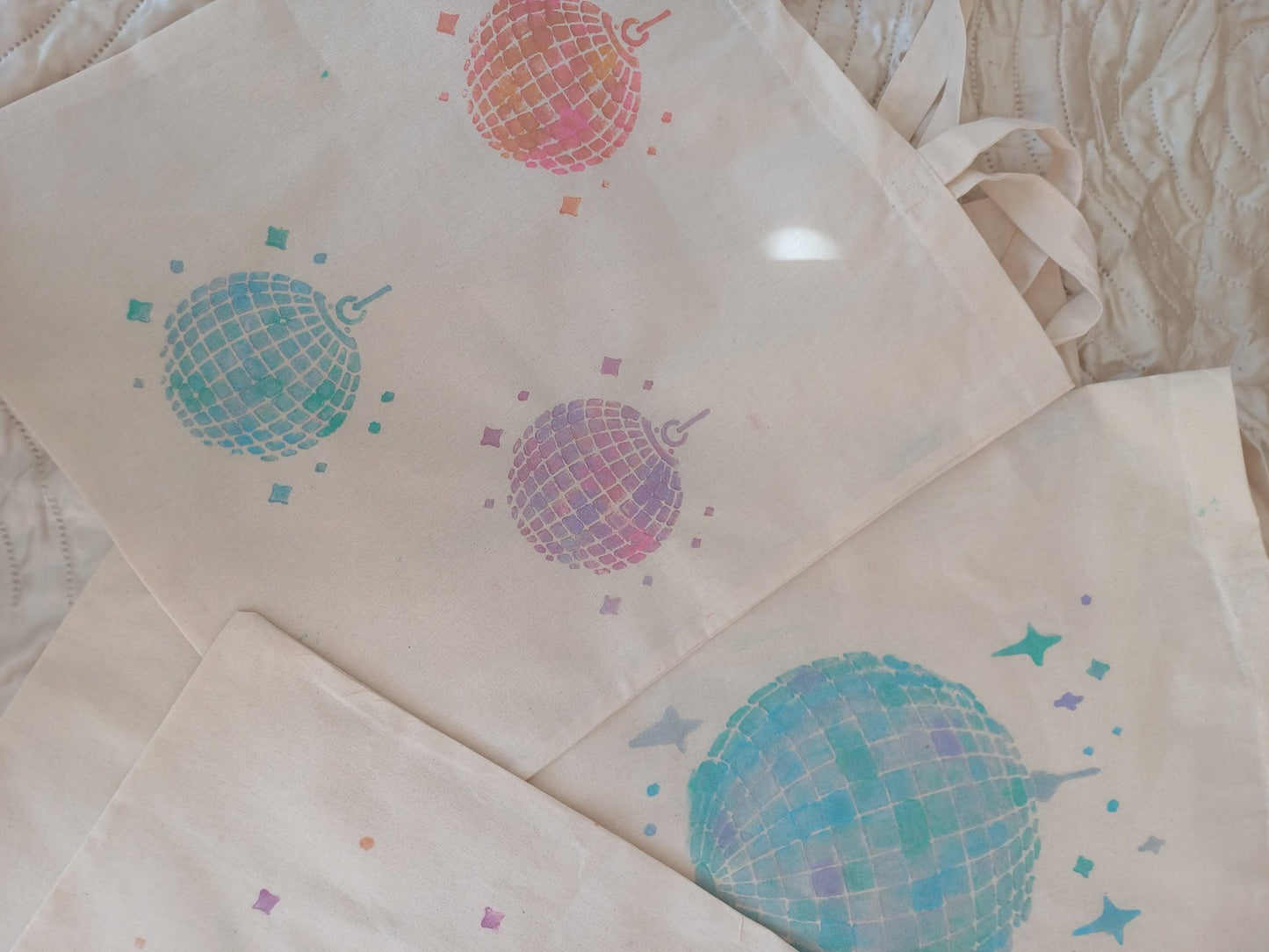 The Disco Tote Bag - Canary Macrame