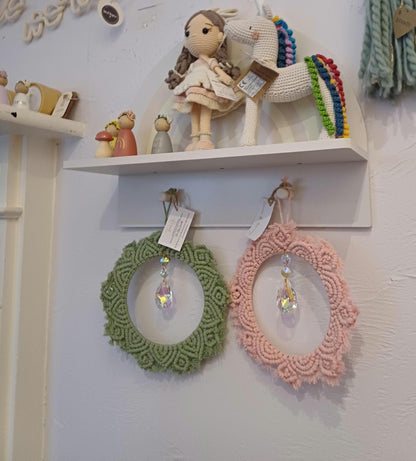 Mandala Flower Suncatcher - Canary Macrame