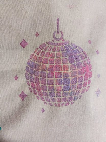 The Disco Tote Bag - Canary Macrame