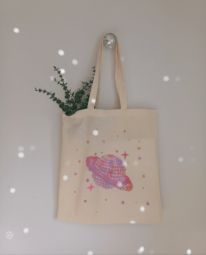 The Disco Tote Bag - Canary Macrame